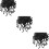 1500Pcs Black Dome Bolt Protective Caps End Covers for Screws 8