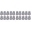 20Pcs Grey Replacement for Stethoscope Durable and Universal 7
