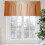 Κρεμαστό βερνίκι Ombre Burnt Orange 60x18 ιντσών, με τσέπη για κουρτινόξυλα, φιλτράρισμα 5