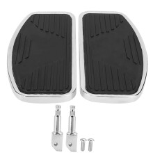 Reposapiés para Shadow VT400 750 1997-2003. Fácil de reemplazar. Plataforma ancha. Estriberas robustas para motocicleta. Resistentes al desgaste.