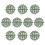30Pcs Versatile Green DIY Flower Ball Racks Plastic Frame for Events 1