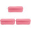 3Pcs Pink Electronic Organizer Bags Durable Fabric Storage for Travel 1