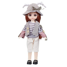 Tee-se-itse-lelut elävällä poseerauksella, Anime BJD-nukke, 12 tuuman ja 30 cm:n pallonivelinen nukke, jossa on hieno meikki ja pyörivät