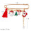 Juego de broches navideños para cinturón – Con cuentas, 5 piezas 3