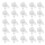 400Pcs White Shelf Clips and Peags Stable Cabinet Shelf Holders 1