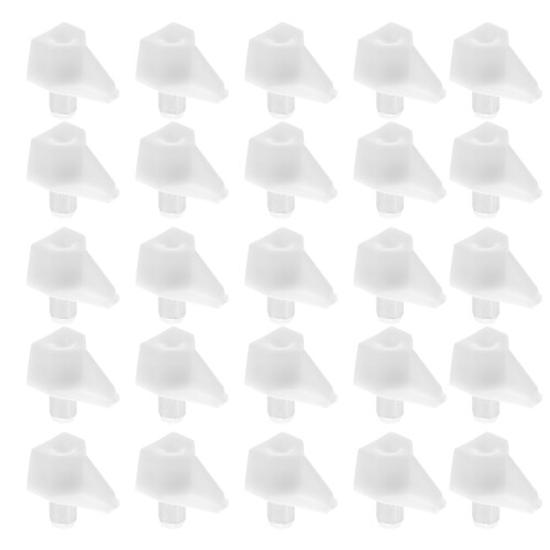 400Pcs White Shelf Clips and Peags Stable Cabinet Shelf Holders