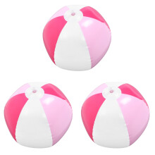 3Pcs Reusable PVC Inflatable Beach Balls Outdoor Game Toys