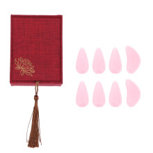 1Ensemble Ongles Pour Guzheng Rose Nylon Protection Confort Durable