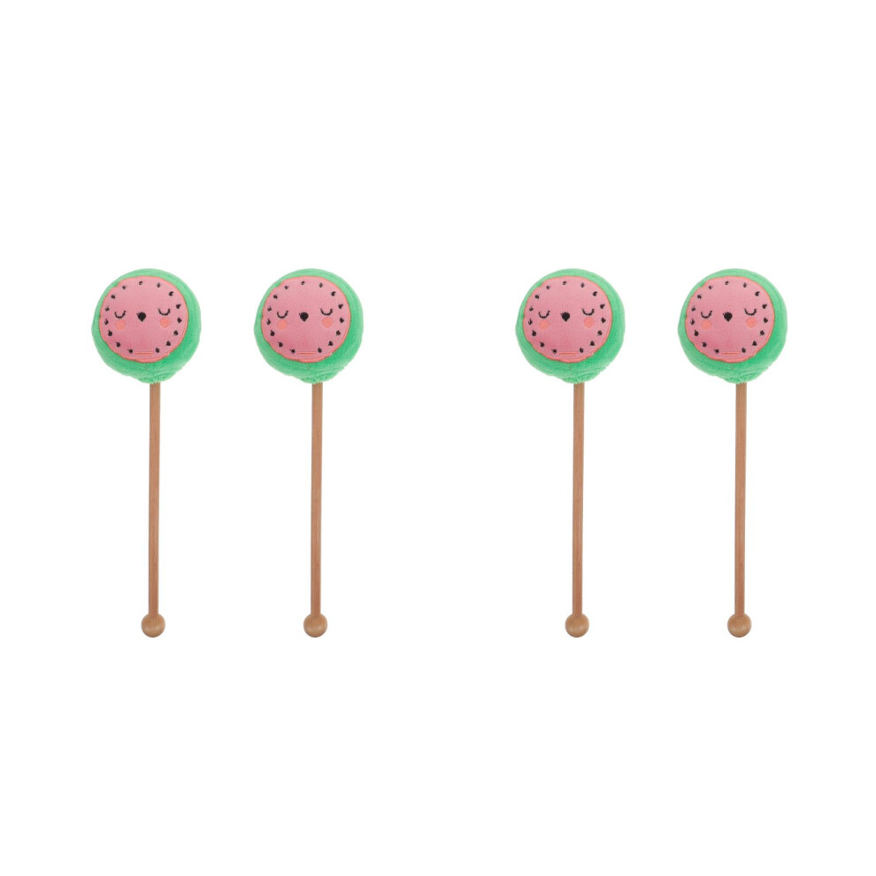 Solustre 4Pcs Creative Plush Massage Sticks Assorted Use