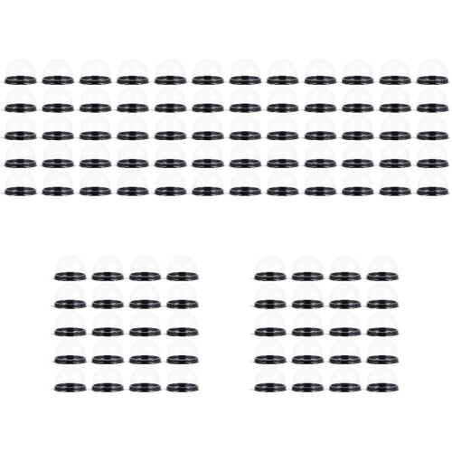 250Pcs Black Multipurpose Cupcake Boxes Dome Cases Sealed Food Holder 1