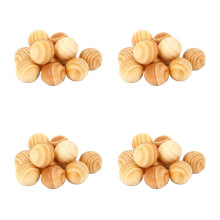 480Pcs Lightweight Fragrant Wood Balls for Closet Dresser Air Purifier