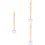 3Pcs Practical White Wood Striker Mallet for Singing Bowls 6