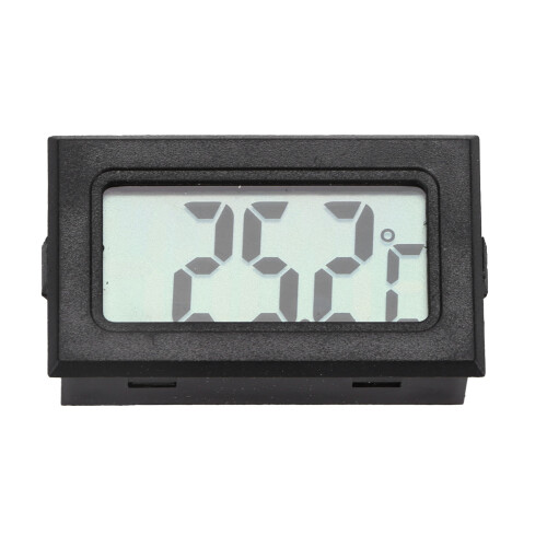 Advanced Sensor Technology Thermometer, Wide Application in Aquariums Computers and Vehicles, Digital Display with Embedded Design for Accurate