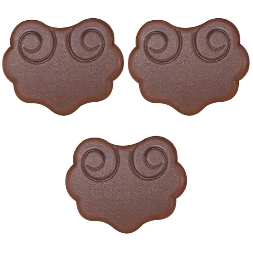 3Pièces Tampon Erhu Composite Marron Pour Pratique Discrète 1