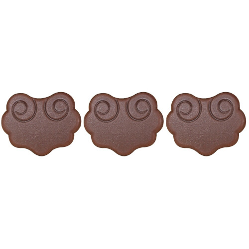 3Pièces Tampon Erhu Composite Marron Pour Pratique Discrète 2