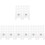 400Pcs White Silicone LED Strip Light Mounting Clips for Outdoor Use 1