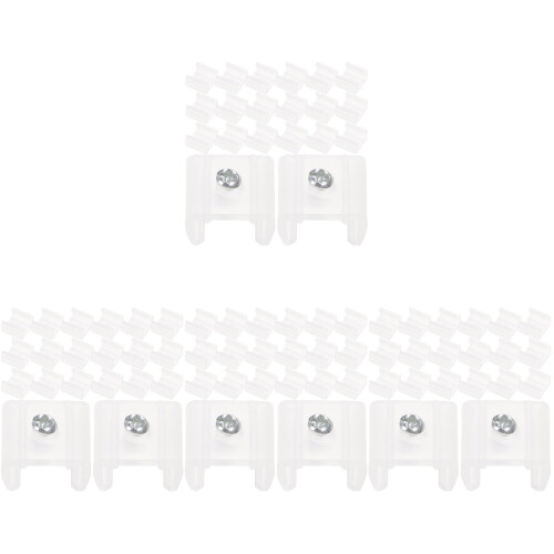 400Pcs White Silicone LED Strip Light Mounting Clips for Outdoor Use
