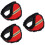 3Pcs Red Plush Winter Earmuffs Comfortable Thermal Ear Covers 6