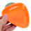 2Pcs Handpainted Orange Carrot Ceramic Side Dishes for Sauce Serving 4