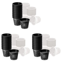 Serbatoio Idroponico un Tazza Netta da 3 Pollici, Cesto per Piantagione Idroponica da 150 Pezzi, Utilizzato per Coltura Idroponica, Rete un Fessura,