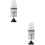 2Pcs Table Partition Clips Silver Wear-Resistant Adjustable Clamps 6