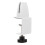 2Pcs Table Partition Clips Silver Wear-Resistant Adjustable Clamps 9