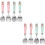 4Sets Practical Baby Learning Tableware Fork and Spoon for Toddlers 6