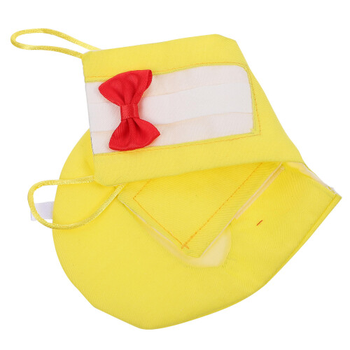 2Pcs Yellow Flight Suit Parrot Diaper Safe & Reusable 1