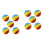 10Pcs Inflatable PVC Beach Balls Assorted Color for Pool and Beach Fun 4