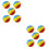10Pcs Inflatable PVC Beach Balls Assorted Color for Pool and Beach Fun 6