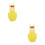 2Pcs Yellow Flight Suit Parrot Diaper Safe & Reusable 7