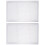 2Pièces Règles Tracées Transparentes Pour Étudiants Usage DIY 5