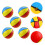 10Pcs Inflatable PVC Beach Balls Assorted Color for Pool and Beach Fun 10