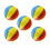 10Pcs Inflatable PVC Beach Balls Assorted Color for Pool and Beach Fun 11
