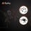 Halloween Plastic Spiders, 10 Pcs, 3x3 cm, Black 5