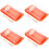 4Pièces Boîte Conserve Beurre Orange Premium Couvercle Spatule 4