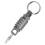 360 Rotating Titanium Alloy Universal Keychain Positioning Lock Universal Ring Key Ring Car Keychain-Sandblasting 1