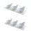 2Sets Easy-Clean White Ceramic Appetizer and Seasoning Spoons for Home 5