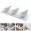 2Sets Easy-Clean White Ceramic Appetizer and Seasoning Spoons for Home 8
