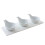 2Sets Easy-Clean White Ceramic Appetizer and Seasoning Spoons for Home 9