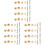 24 Pcs Advertising Nail Mirror Nail Thicken Copper Wreath 2