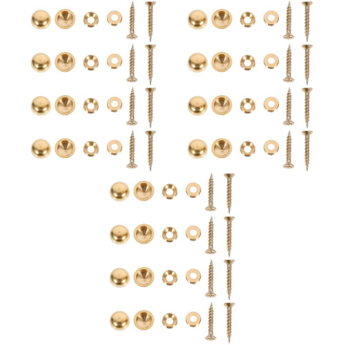 24 Pcs Advertising Nail Mirror Nail Thicken Copper Wreath 2