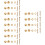 24 Pcs Advertising Nail Mirror Nail Thicken Copper Wreath 7