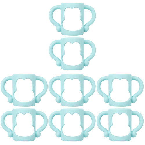 8 Pcs Bottle Handle Toddler Grip Silica Gel Tool 1