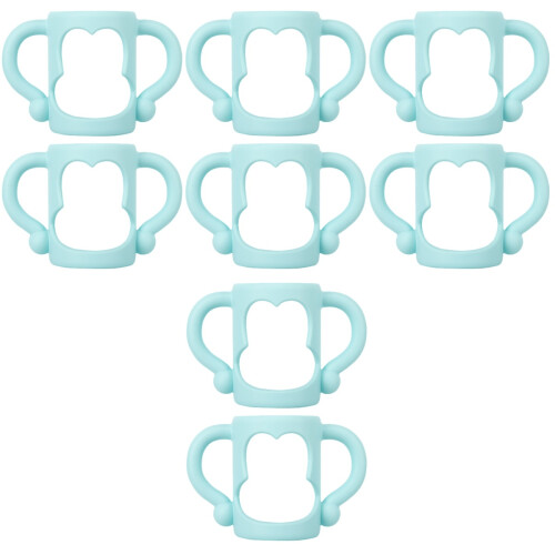 8 Pcs Bottle Handle Toddler Grip Silica Gel Tool 2