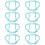 8 Pcs Bottle Handle Toddler Grip Silica Gel Tool 5