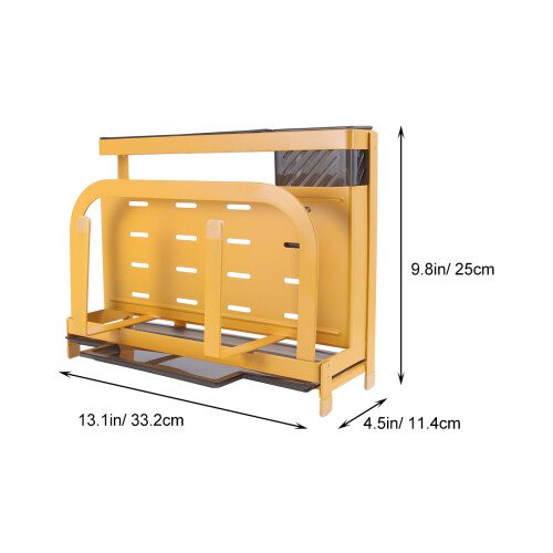 1pc Multifunction Tableware Storage Holder Utensil Rack 1