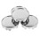 16Pièces Caches Moyeu De Roue Argent ABS Accessoires Pneumatiques Auto 3