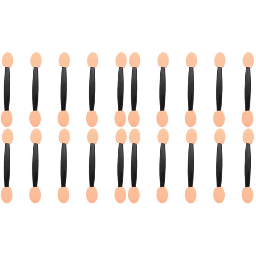 200Pcs Black Double-Ended Latex Sponge Eyeshadow Makeup Brush 1