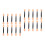 200Pcs Black Double-Ended Latex Sponge Eyeshadow Makeup Brush 4